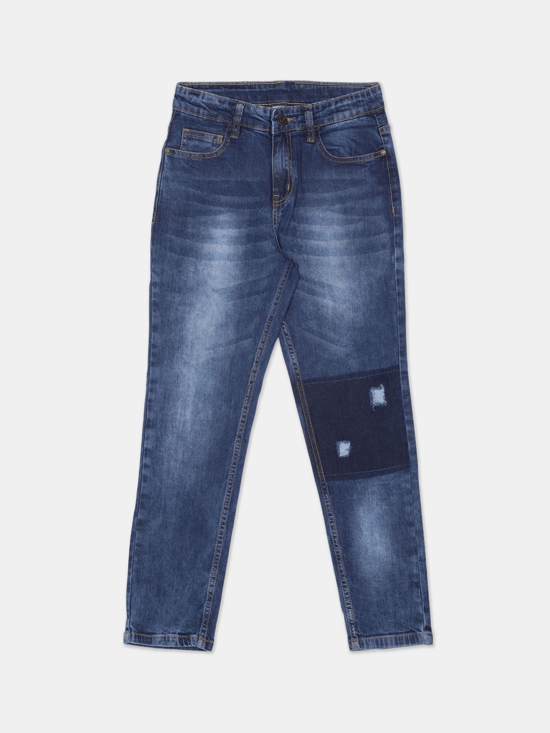 

Cherokee Boys Blue Low Distress Heavy Fade Jeans