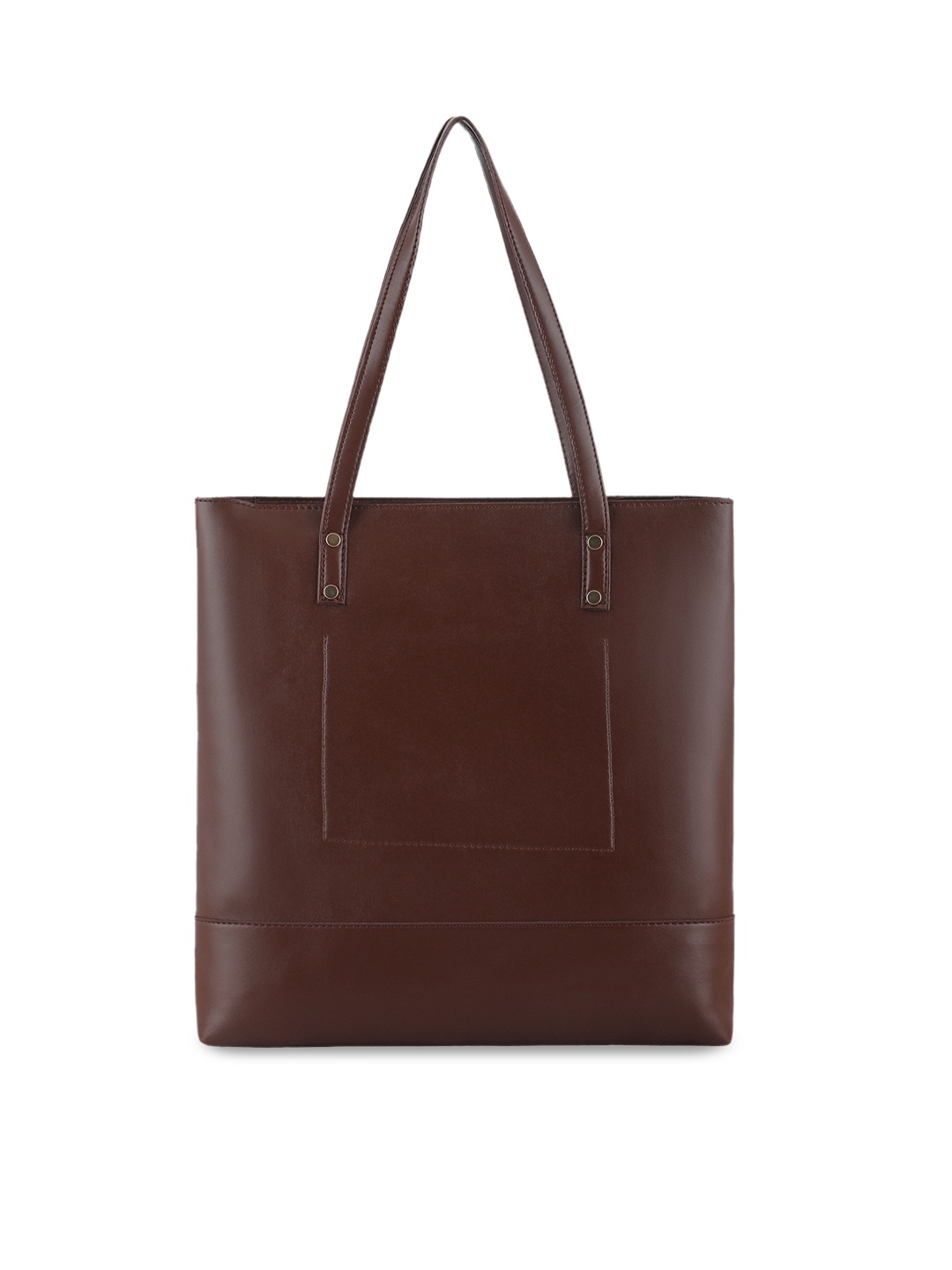 

Toteteca Brown Structured Shoulder Bag