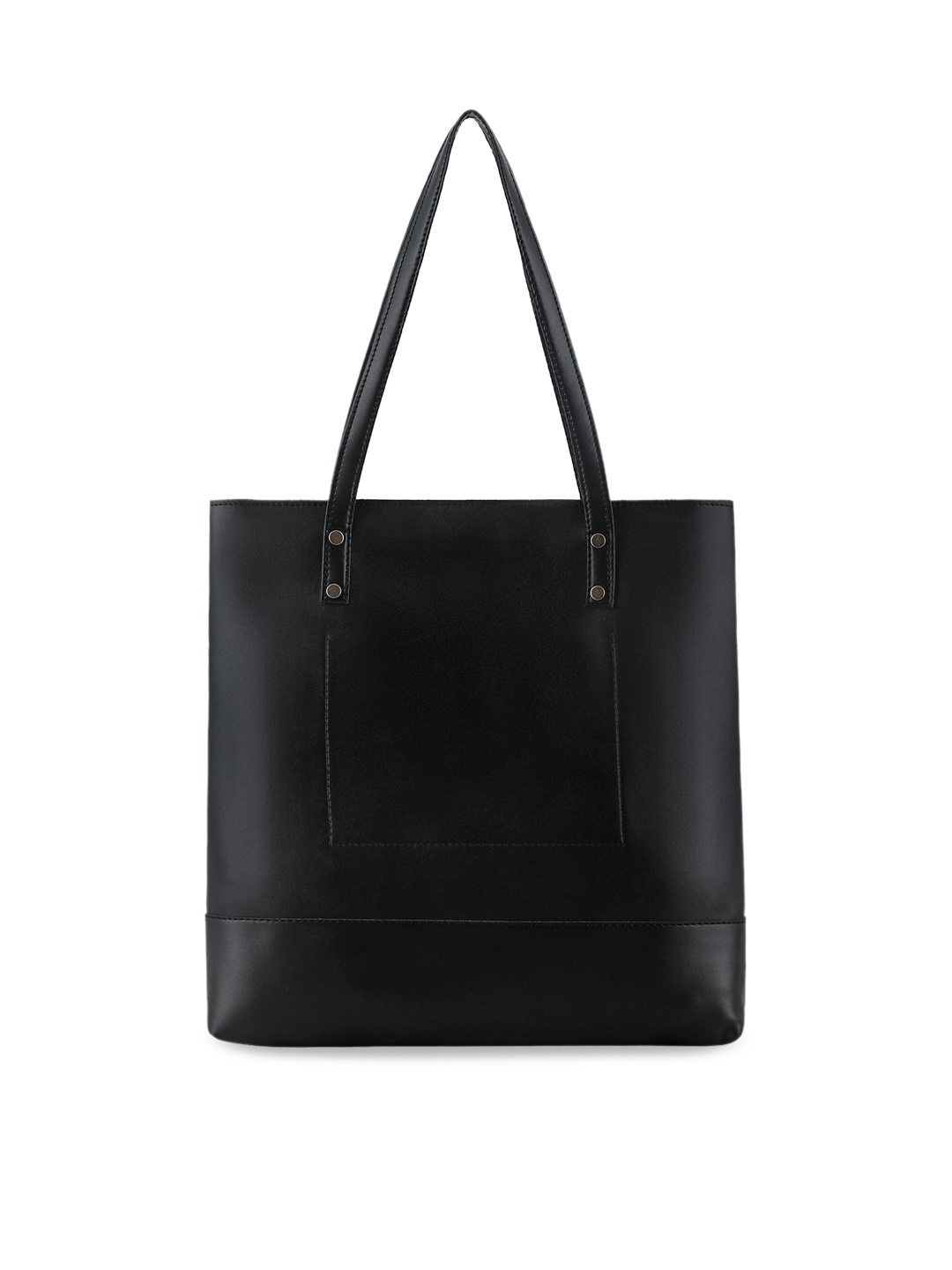 

Toteteca Black Structured Shoulder Bag