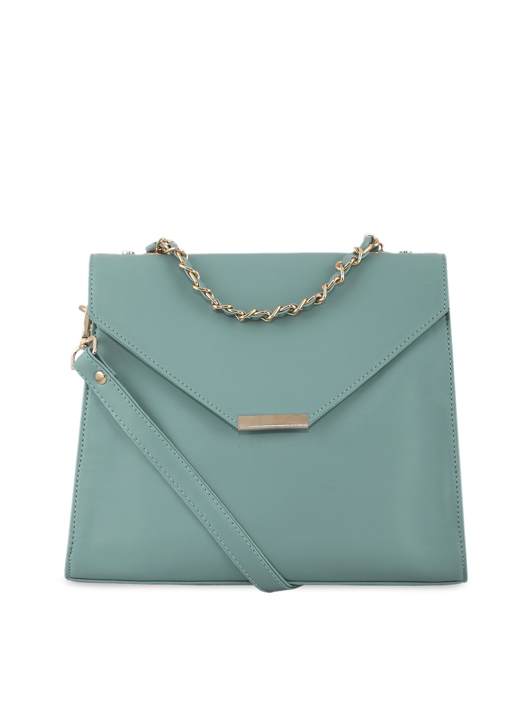 

Toteteca Green Structured Sling Bag