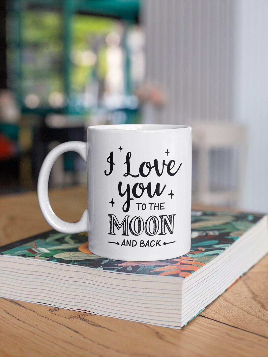 

Oye Happy White & Black Printed Ceramic Glossy Mugs Set of Cups and Mugs