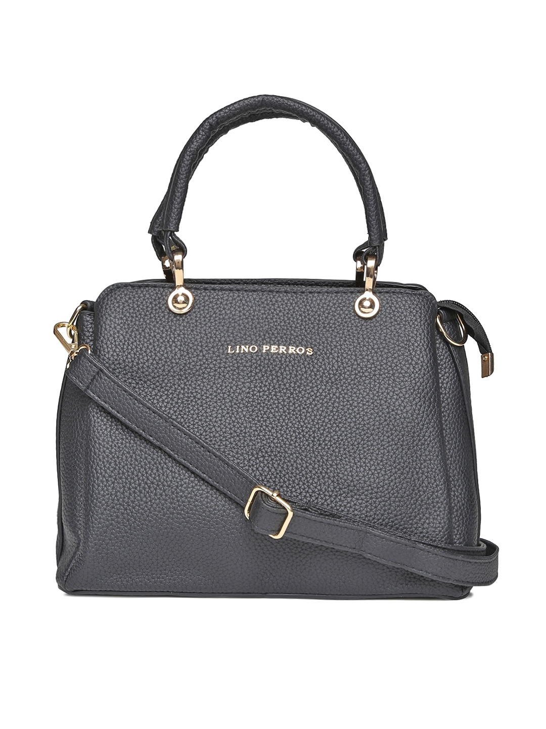 

Lino Perros Black Handbag with Sling Strap