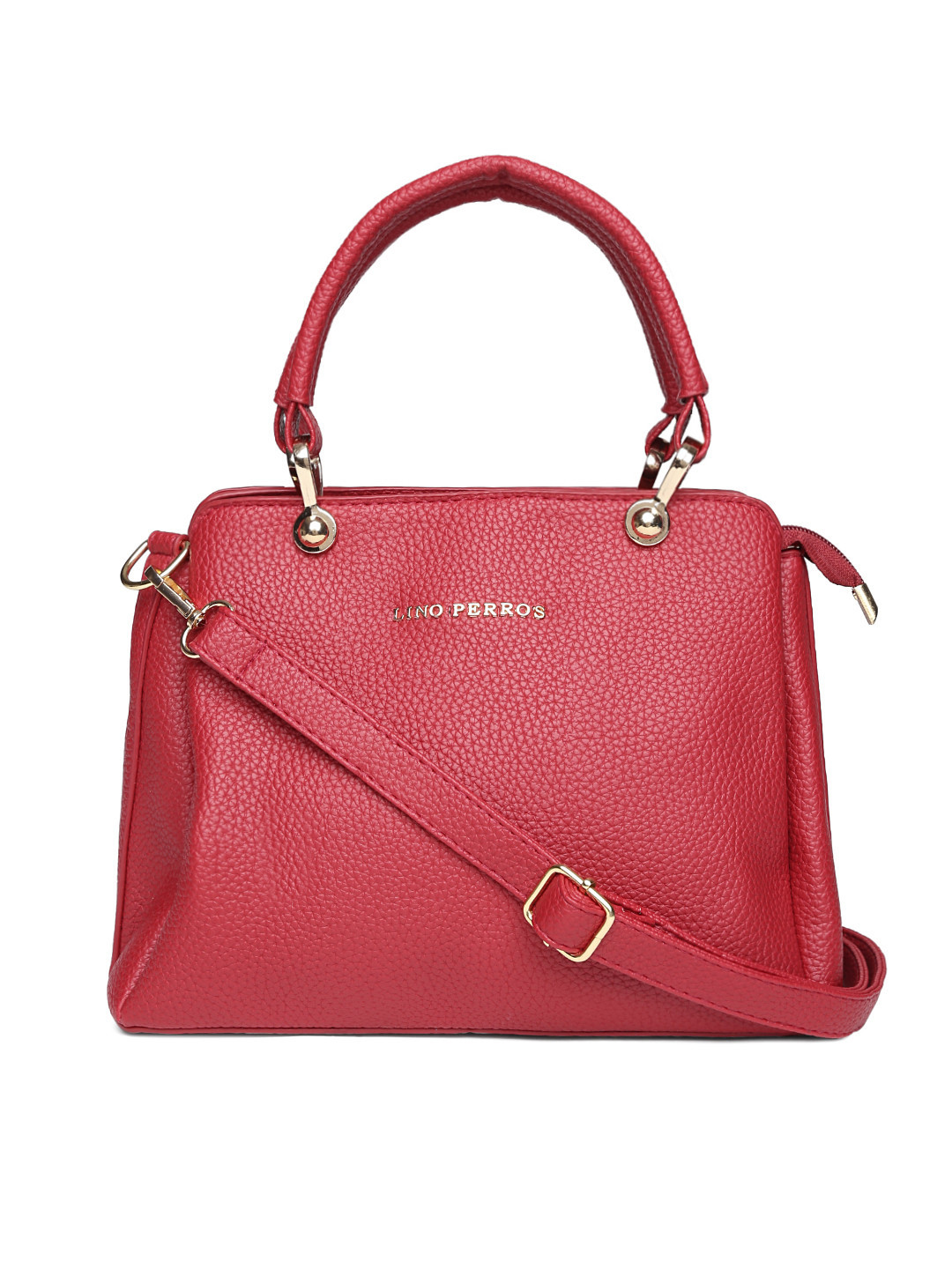 

Lino Perros Red Handbag with Sling Strap