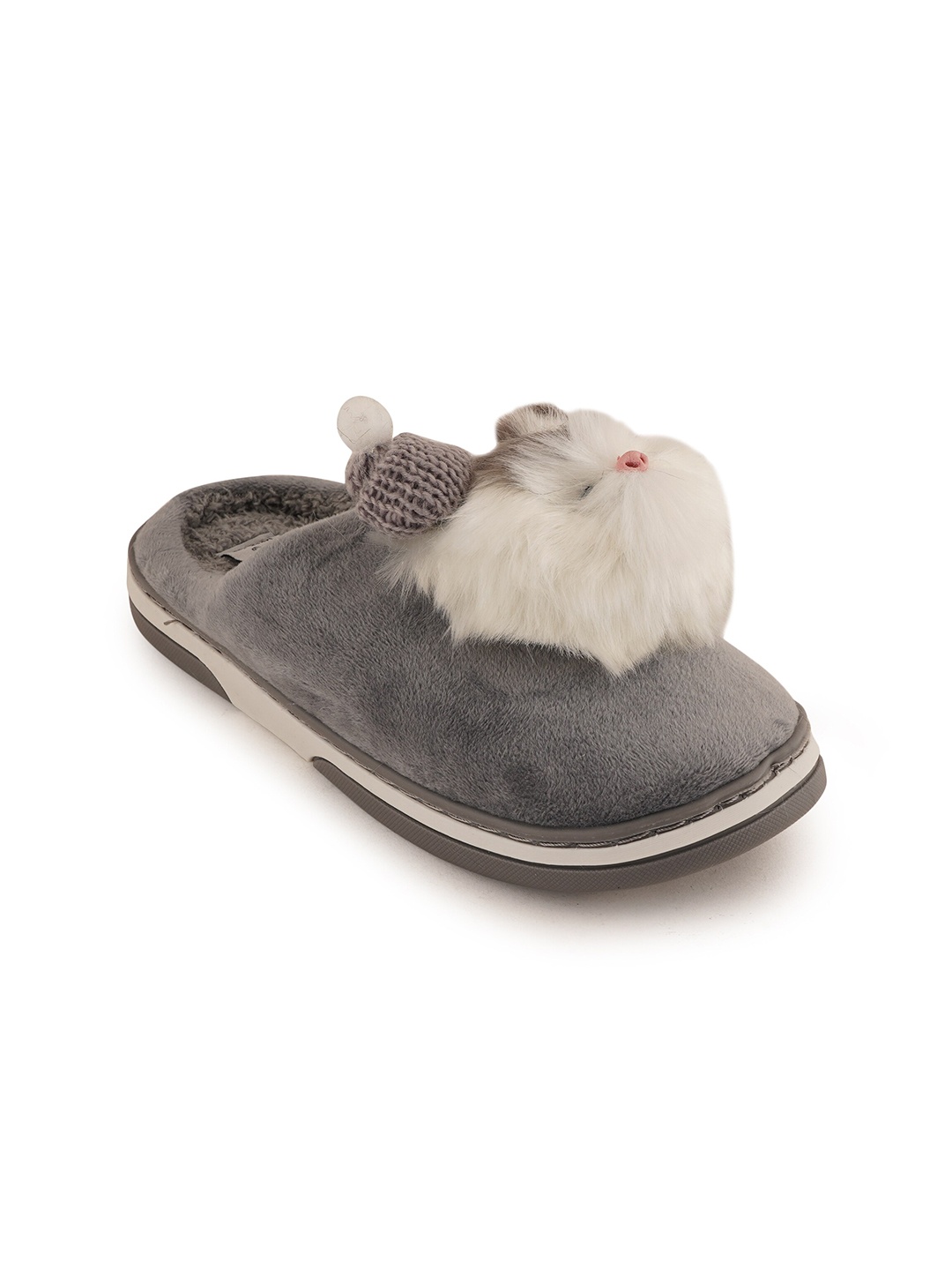 

SAPATOS Women Grey Thong Flip-Flops