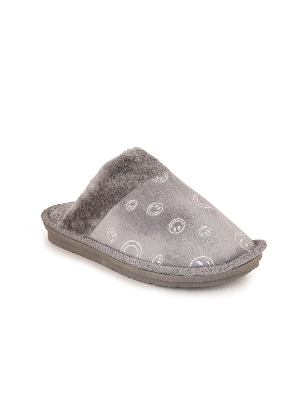 

SAPATOS Women Grey & White Room Slippers