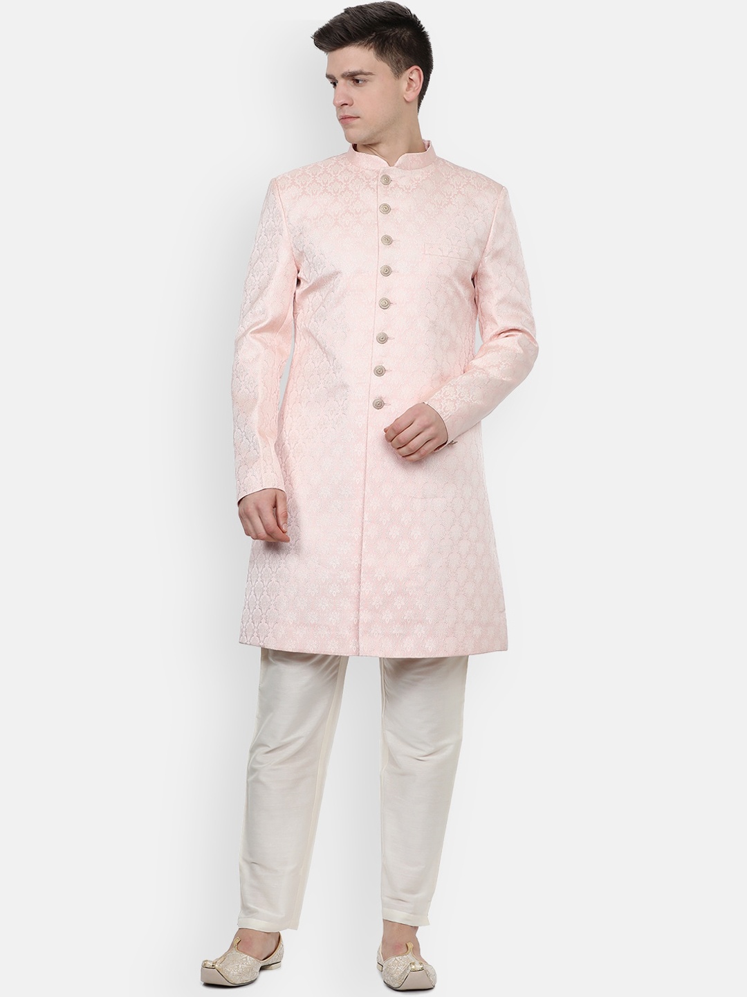 

Louis Philippe Men Pink Two Piece Suit