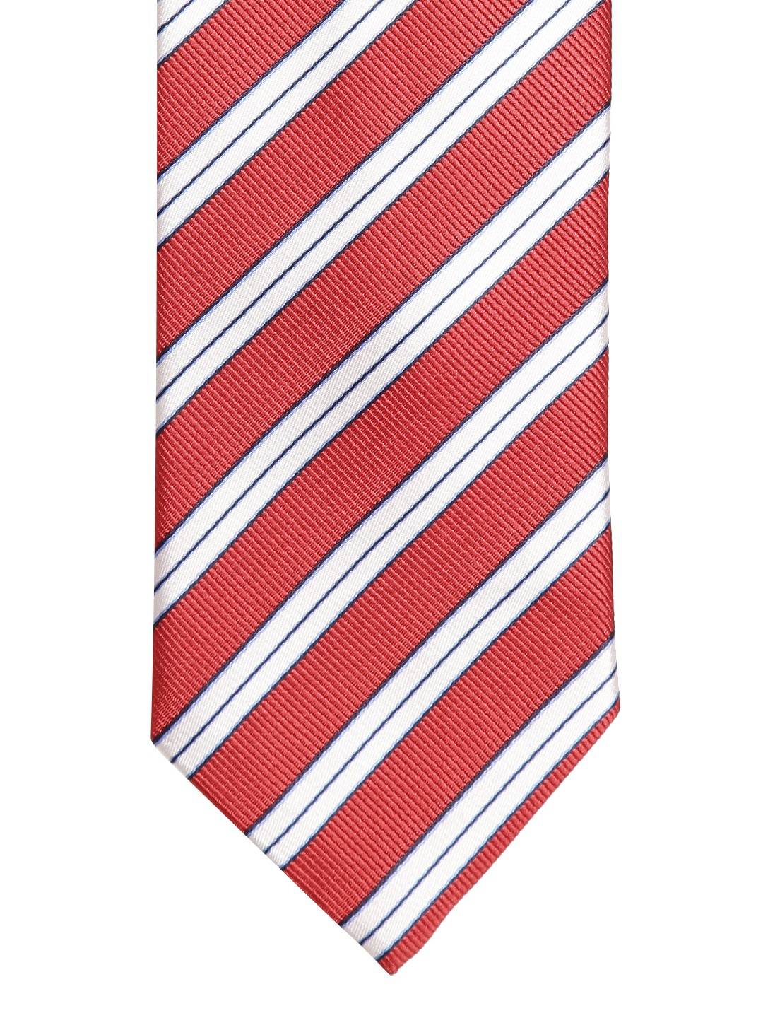 

Lino Perros Red & White Striped Tie
