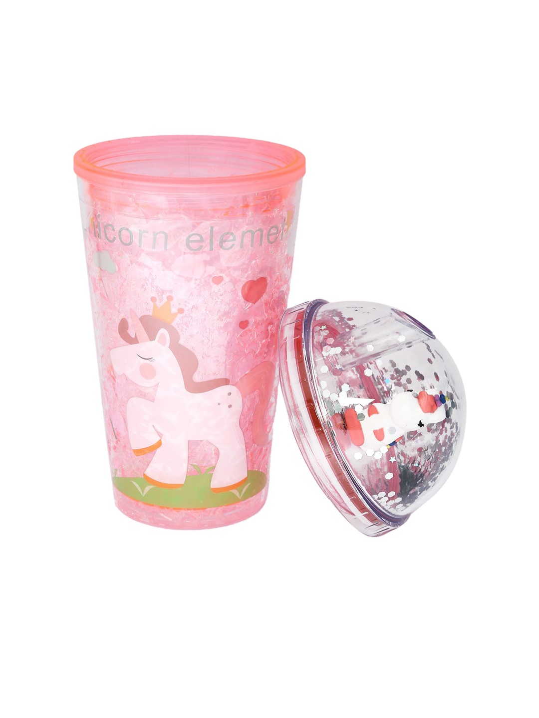 

POPLINS Pink Unicorn Printed Sipper Tumbler 600ml