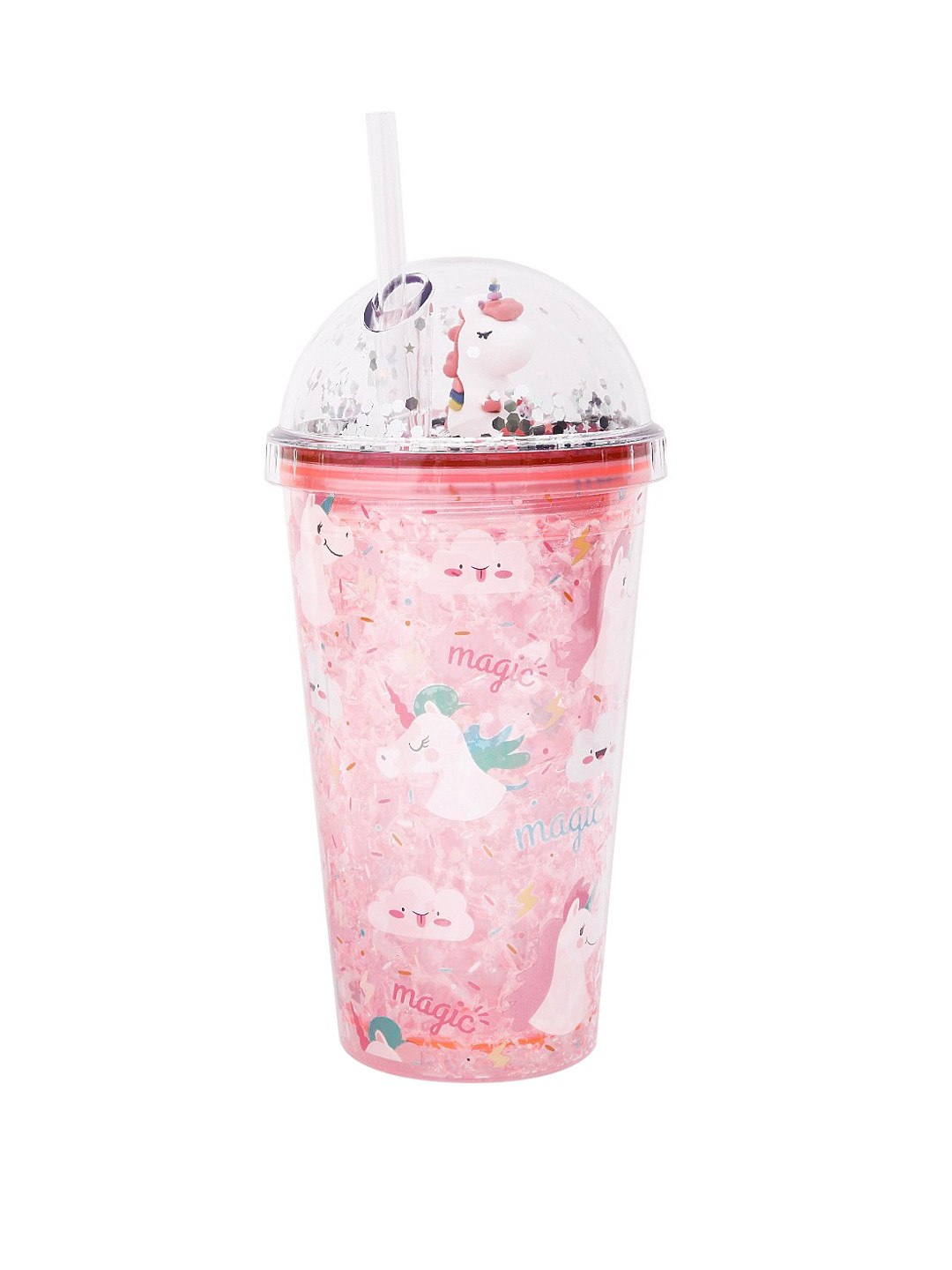 

POPLINS Kids Pink Unicorn Printed Sipper - 600ml