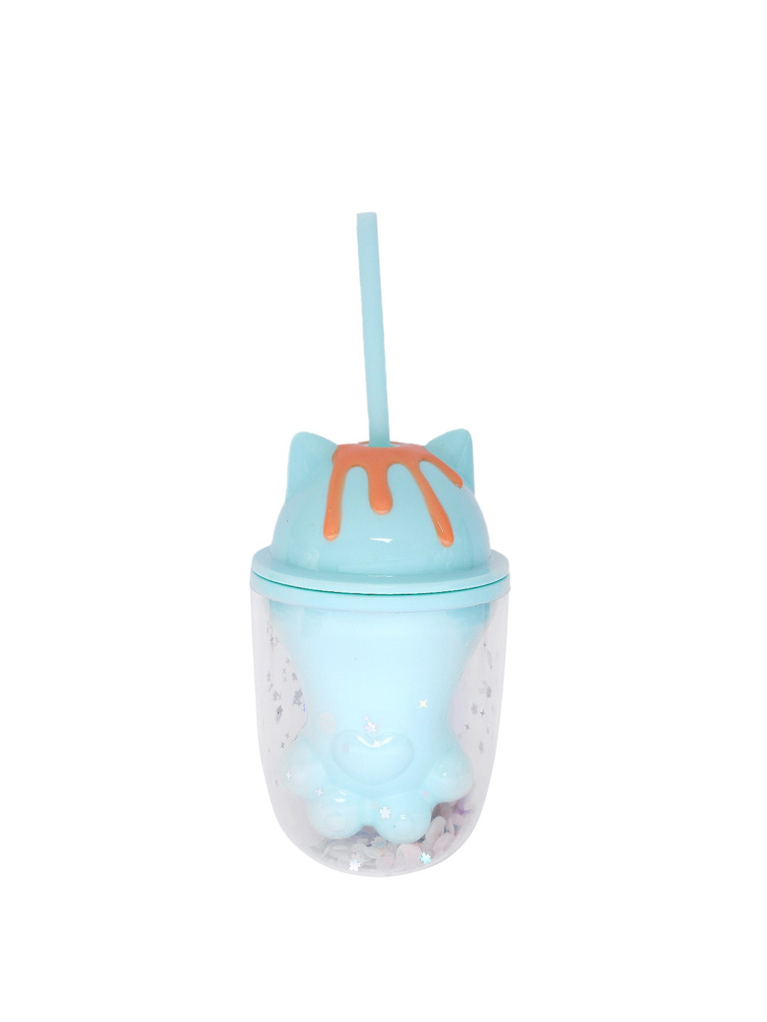 

POPLINS Kids Blue & Brown Printed Sipper Bottle 380ml