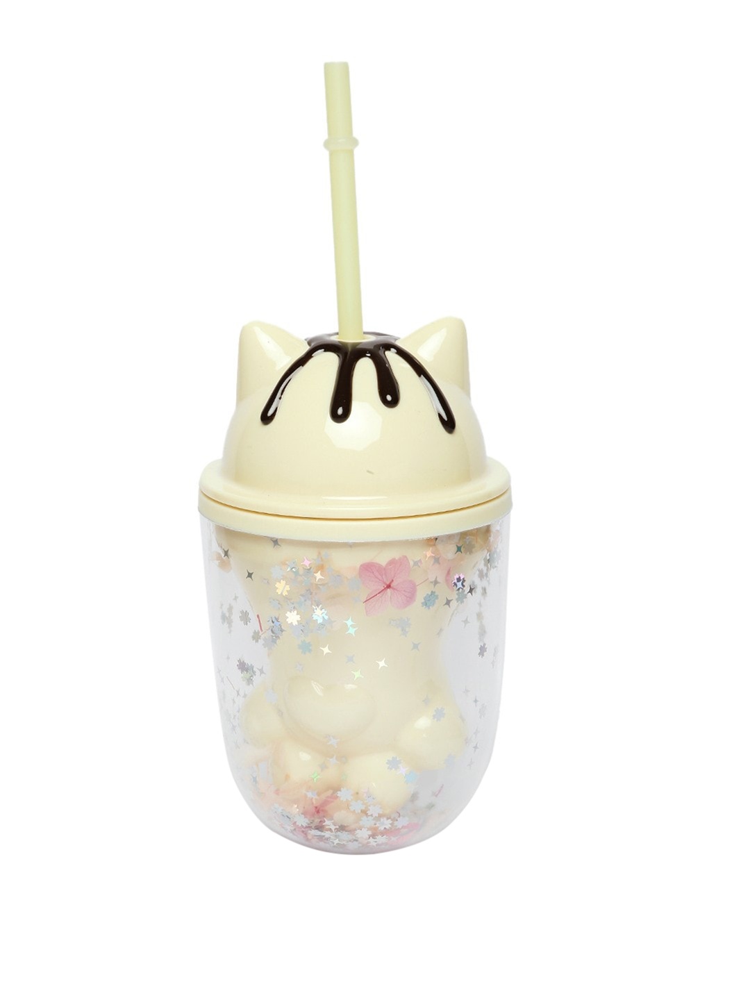 

POPLINS Kids Yellow Printed Sipper Bottle 380ml