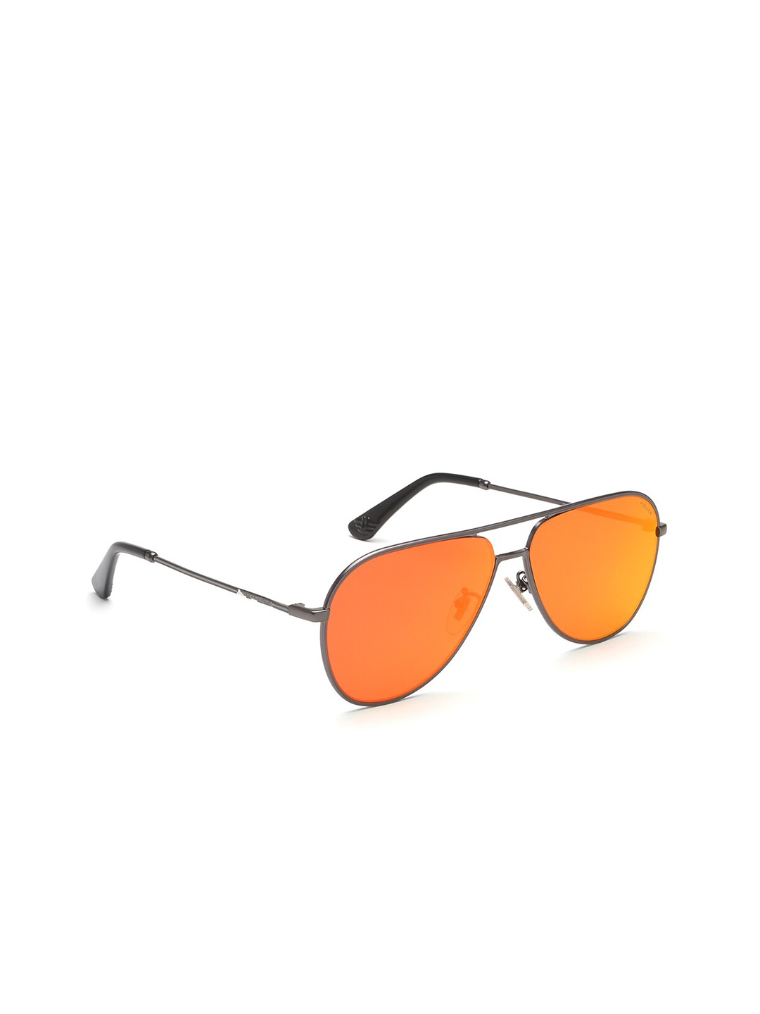 

Police Men Orange Lens & Silver-Toned Aviator Sunglasses & Polarised Lens SPL359A59568RSG