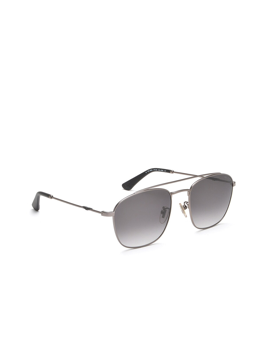 

Police Men Grey Lens & Silver-Toned Square Sunglasses with Polarised Lens SPL996A57568SG