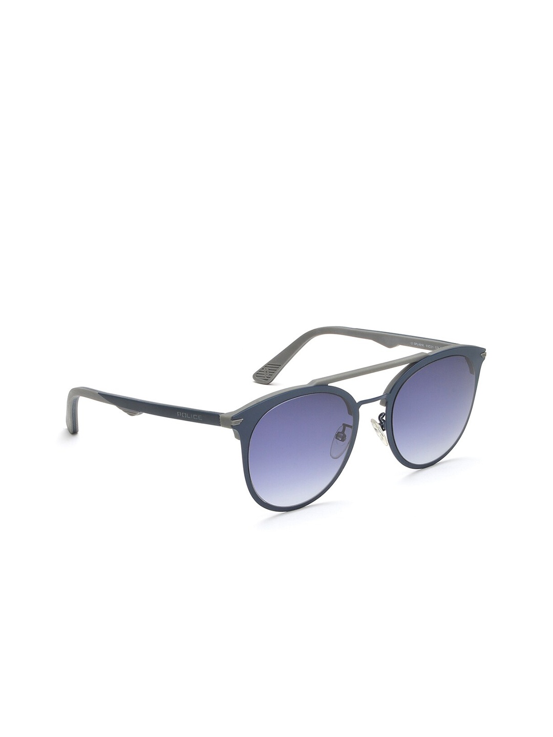 

Police Men Blue Lens & Blue Round Sunglasses with Polarised Lens SPL491K539U5RSG