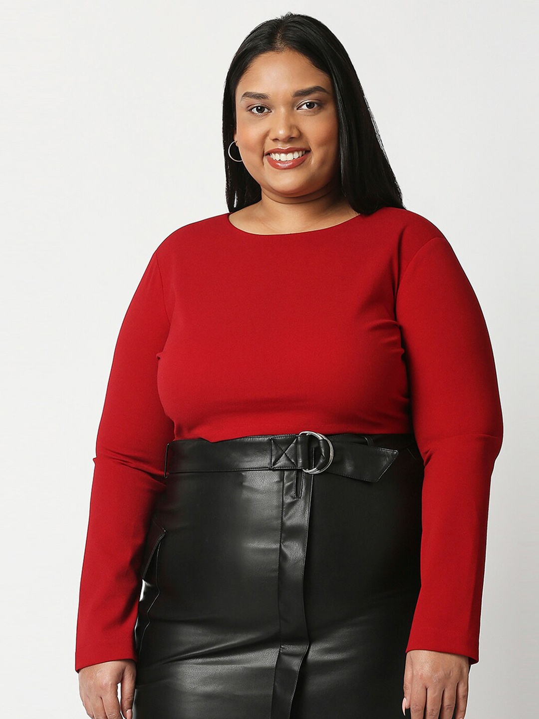 

20Dresses Women Red Solid Top