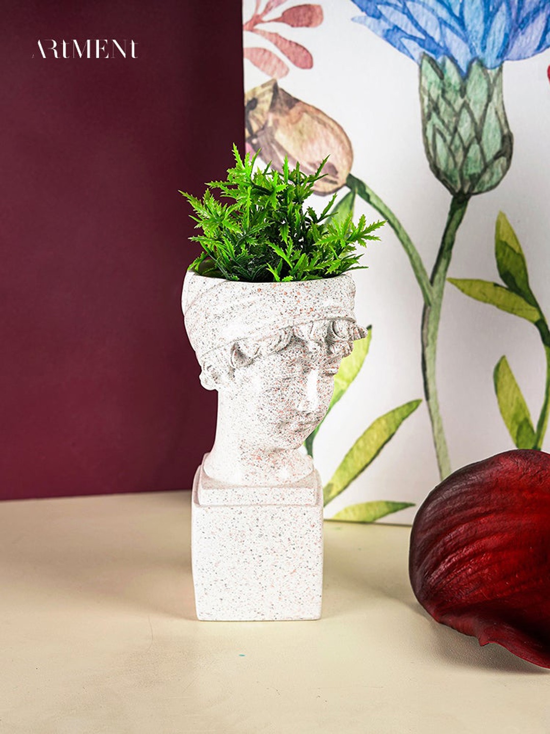 

THE ARTMENT White European Sculpture Table Planter