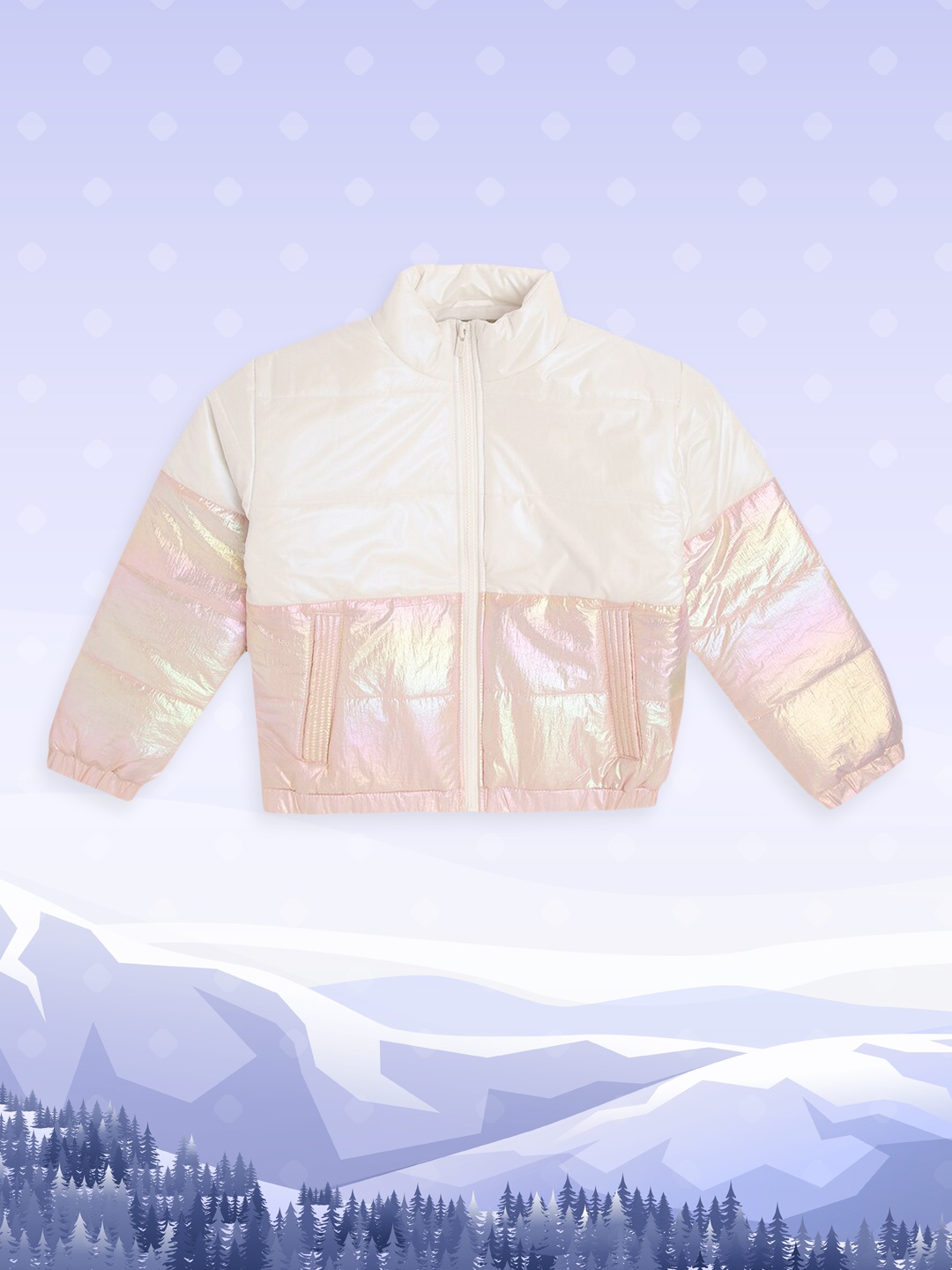 

Pepe Jeans Girls Off White Padded Jacket