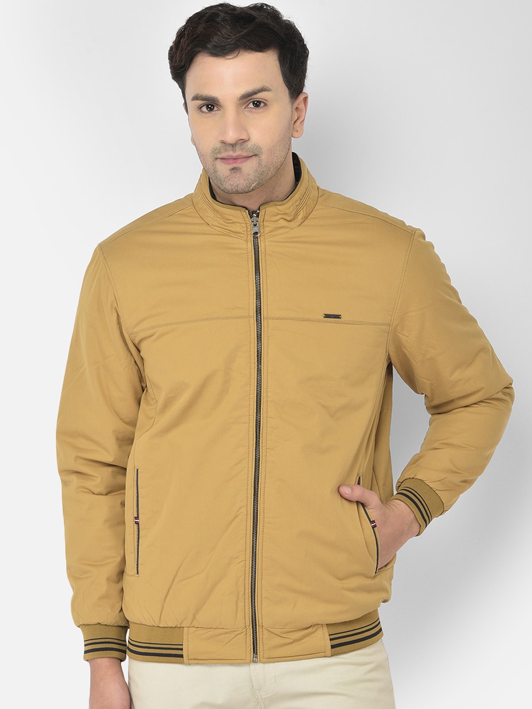 

COBB Men Yellow Lightweight Bomber Jacket