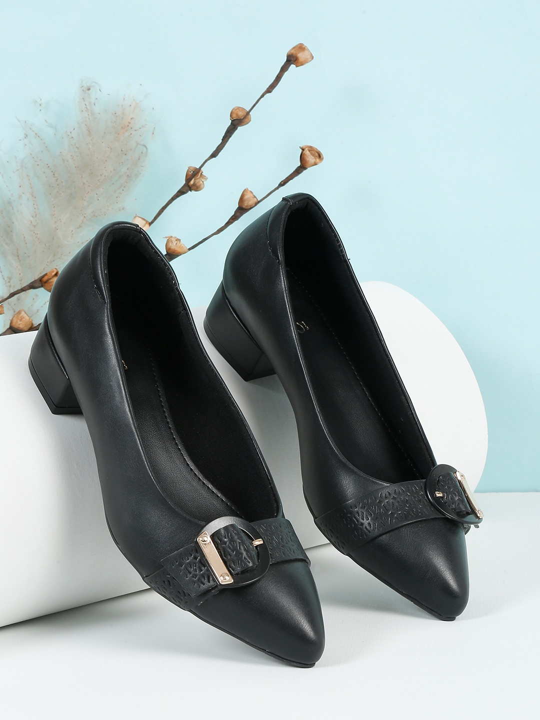 

Inc 5 Black Block Pumps