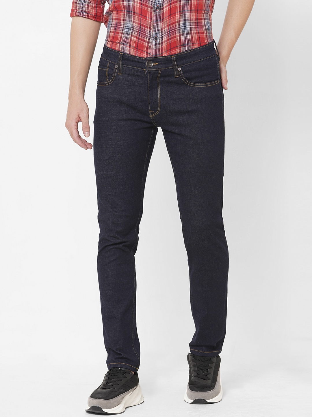 

Pepe Jeans Men Low-Rise Stretchable Jeans, Blue