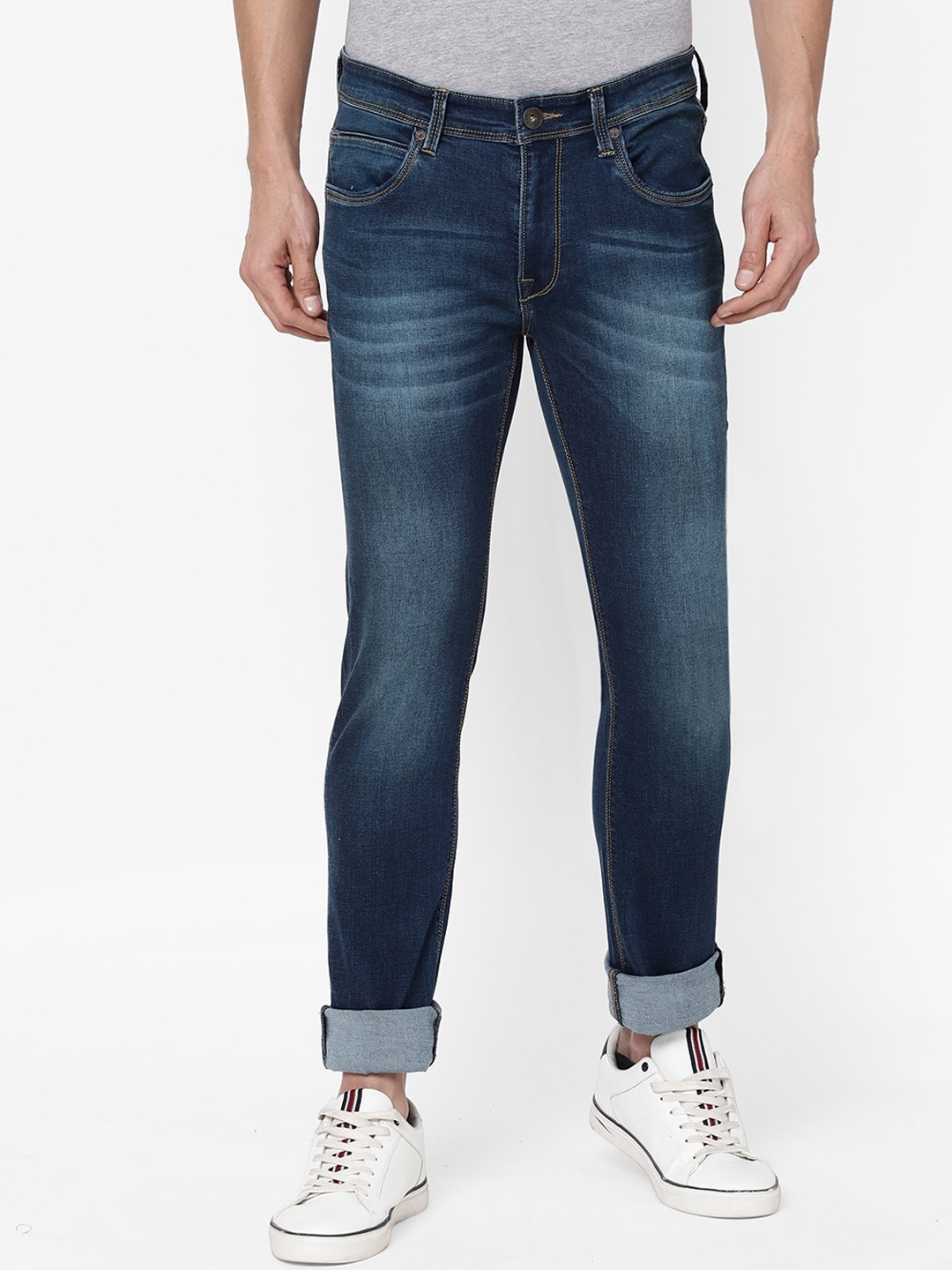 

Pepe Jeans Men Light Fade Stretchable Jeans, Green