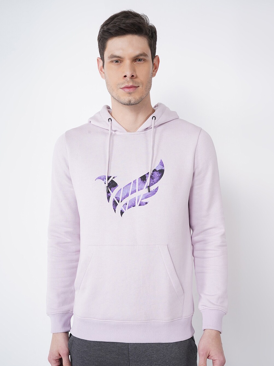 

Blackberrys Men Purple Printed Sweatshirt