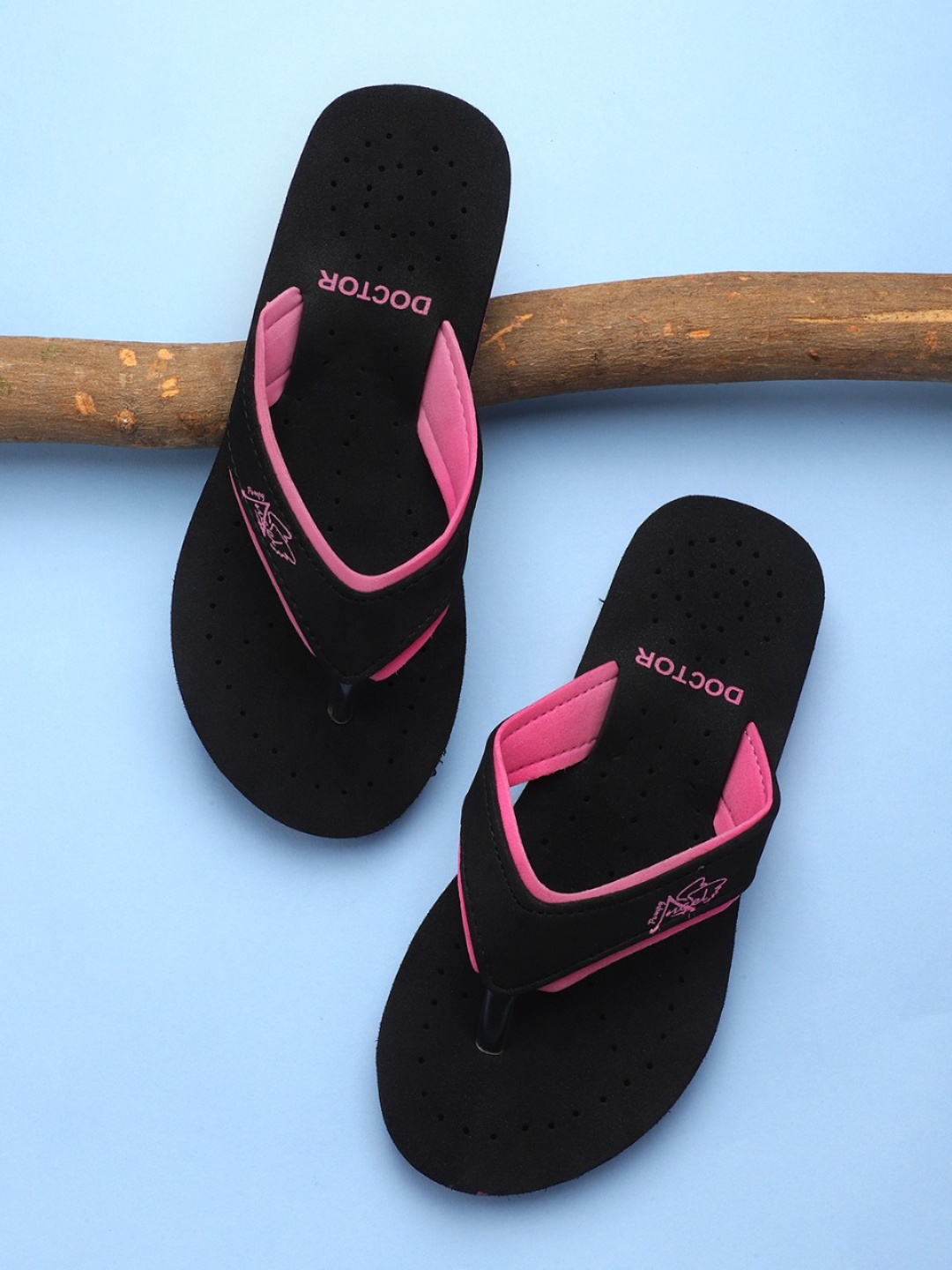 

Pampy Angel Women Pink Printed Thong Flip Flops