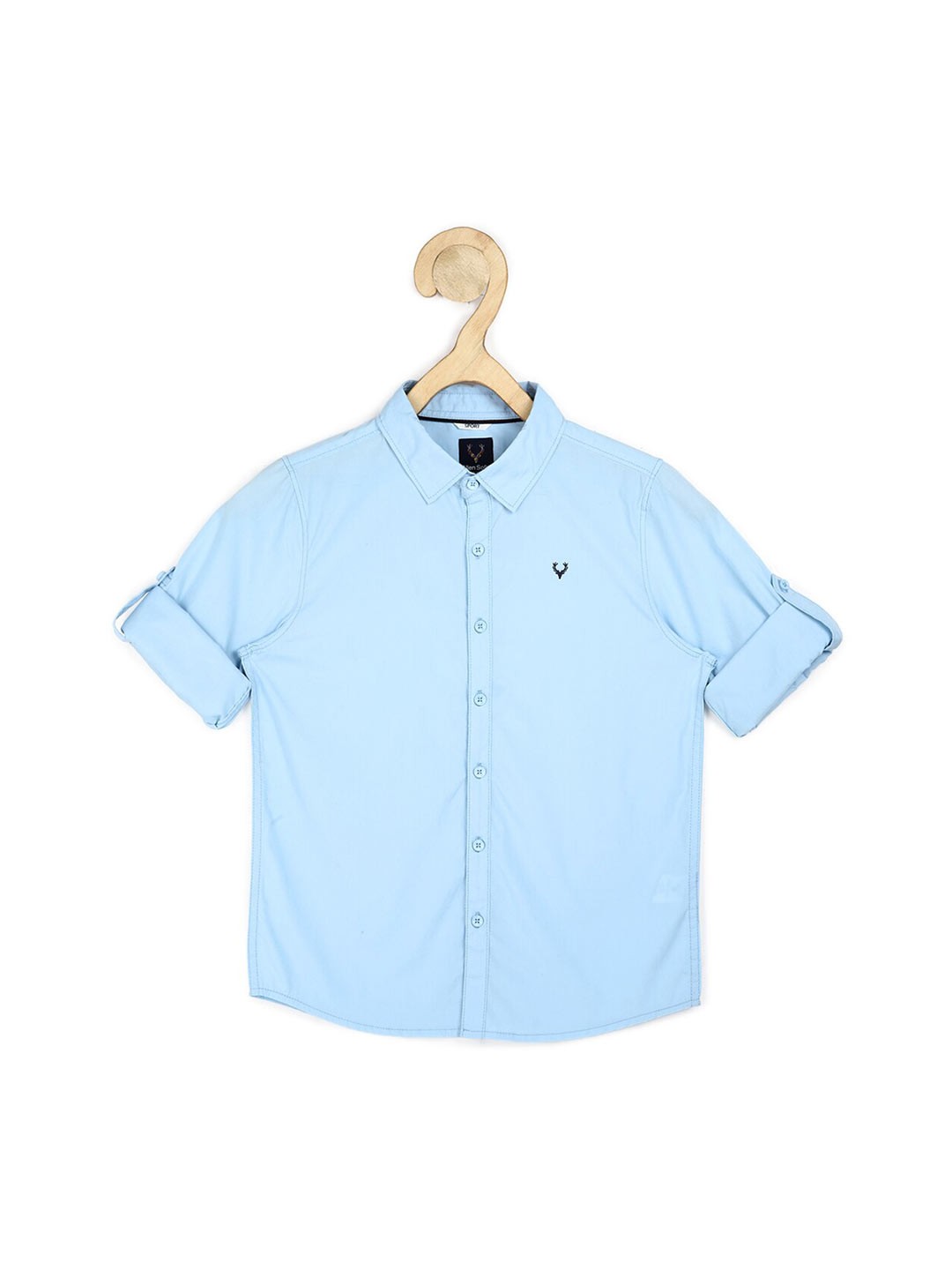 

Allen Solly Junior Boys Blue Slim Fit Casual Shirt