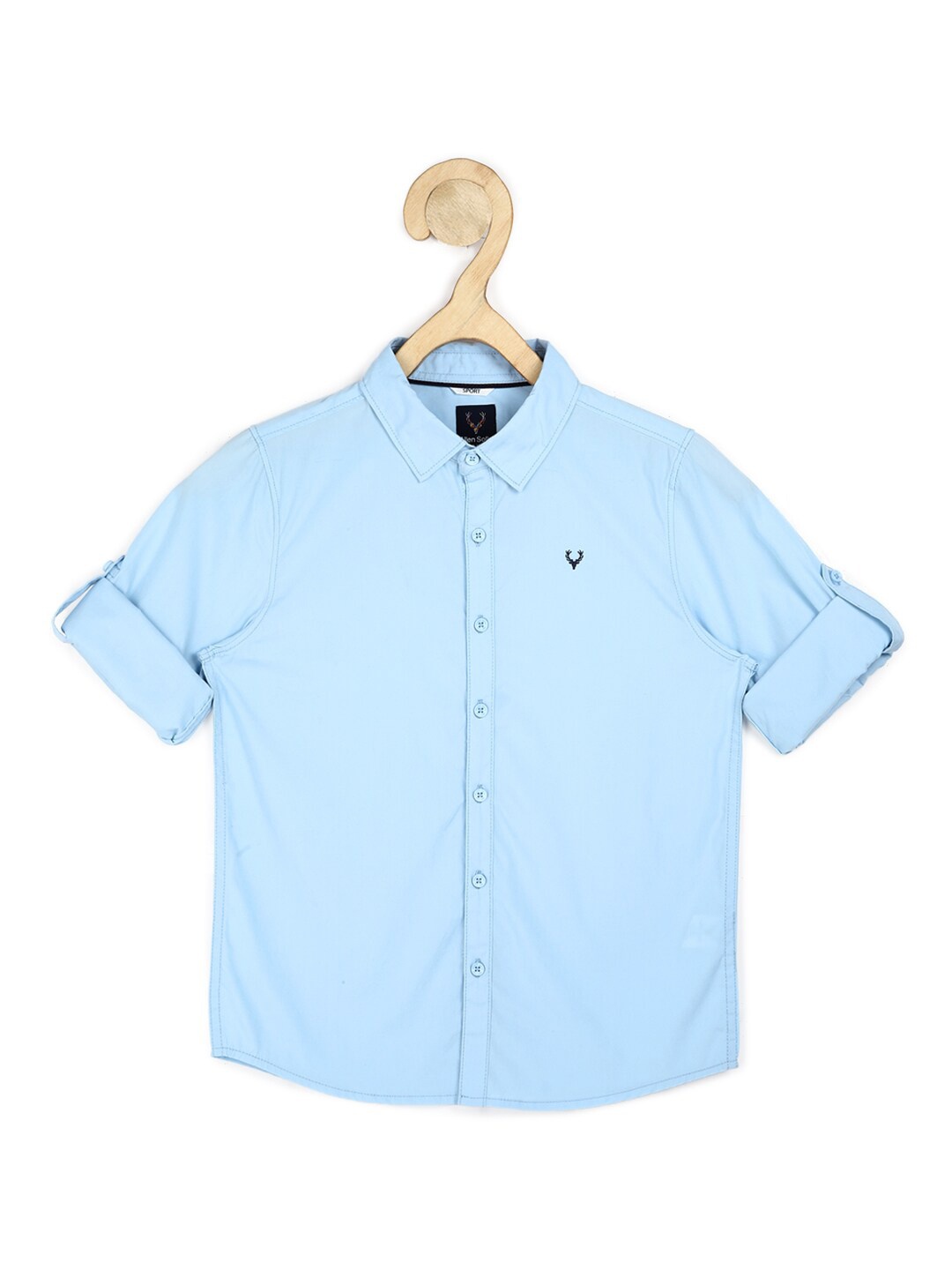 

Allen Solly Junior Boys Blue Slim Fit Casual Shirt