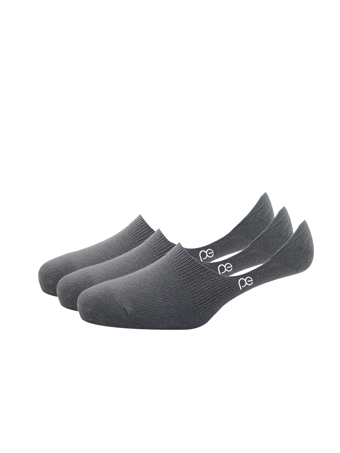 

Peter England Men Pack of 3 Shoe Liners, Grey