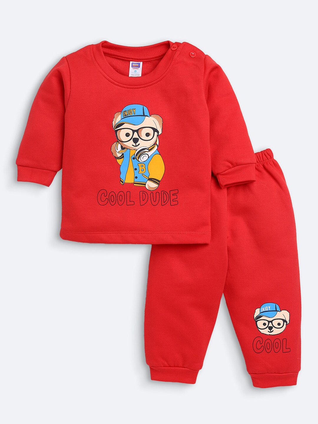 

Nottie Planet Kids Red & Blue T-shirt with Pyjamas clothing set