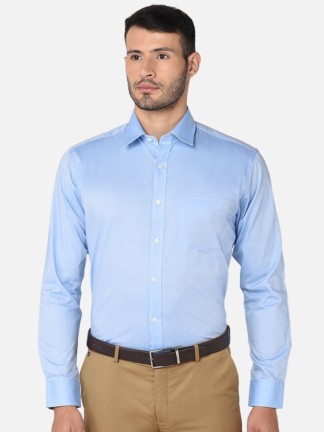 

Oxemberg Men Blue Classic Formal Shirt