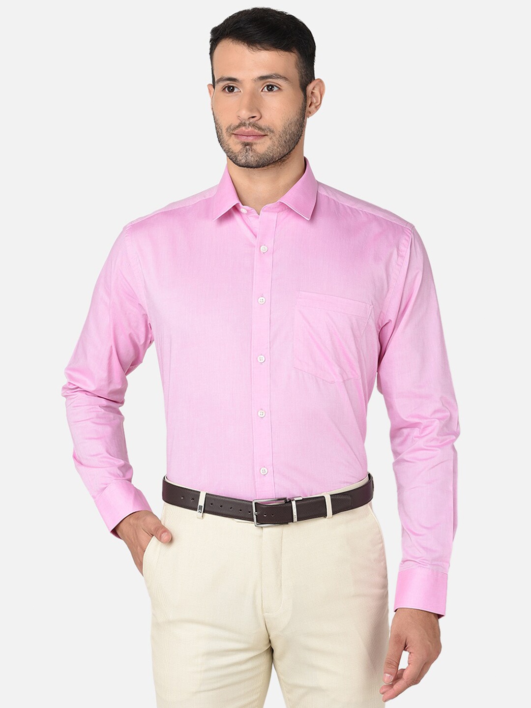 

Oxemberg Men Pink Classic Formal Shirt