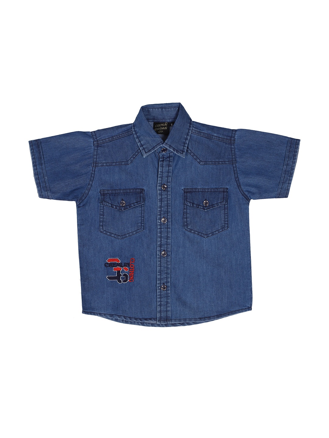 

CREMLIN CLOTHING Boys Blue Comfort Casual Shirt