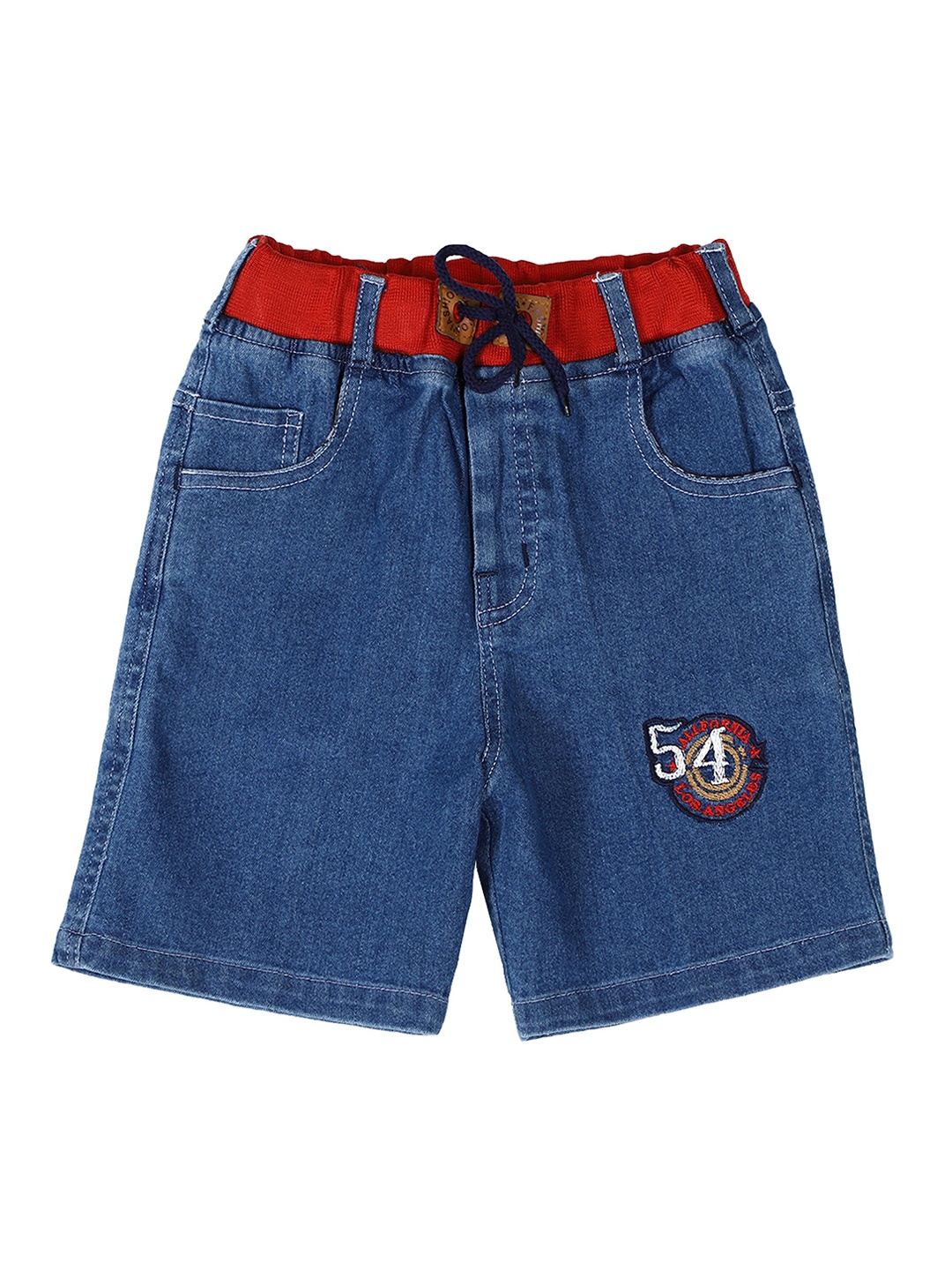 

CREMLIN CLOTHING Boys Blue Solid Denim Shorts