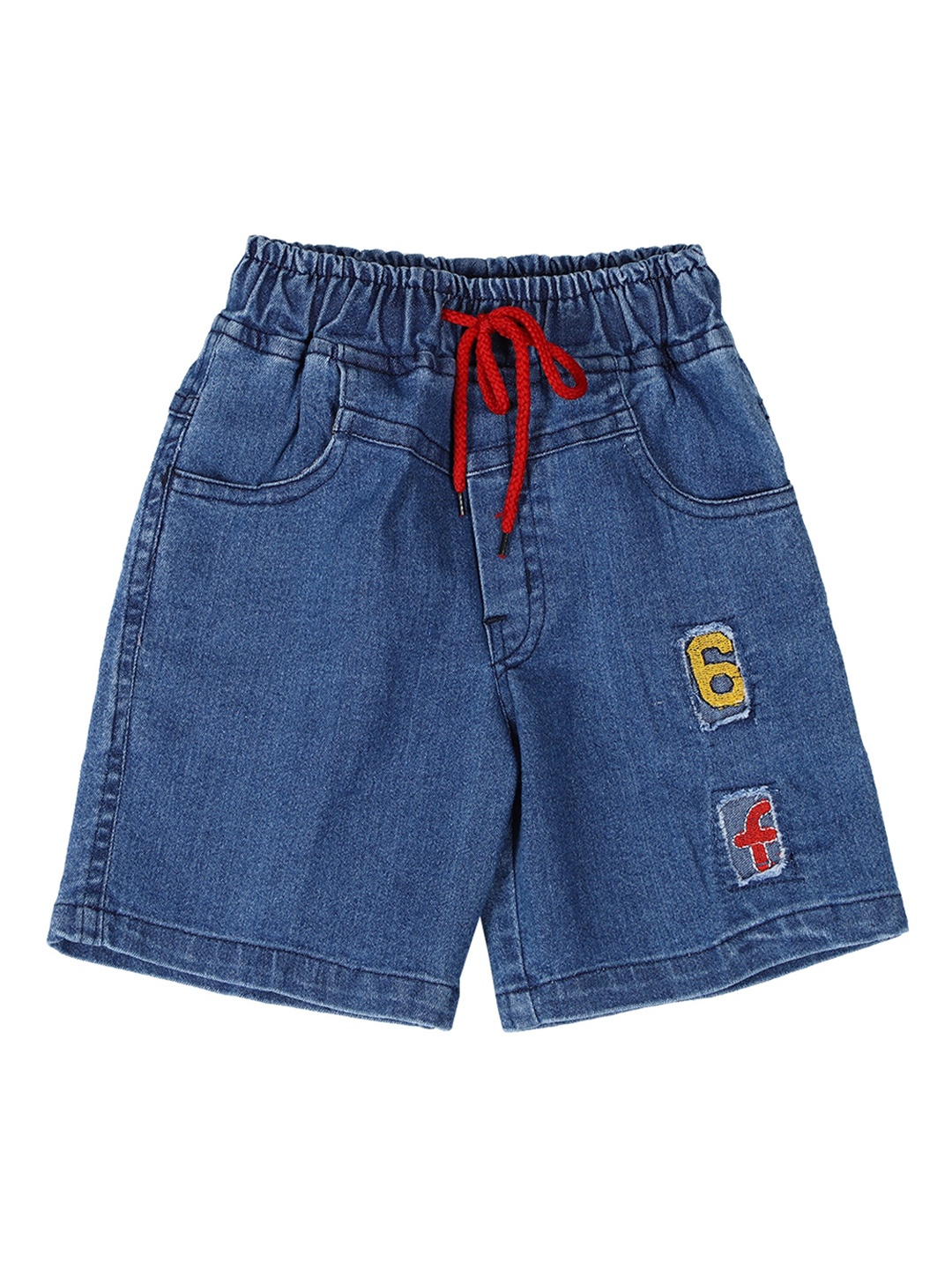 

CREMLIN CLOTHING Unisex Kids Blue Denim Shorts