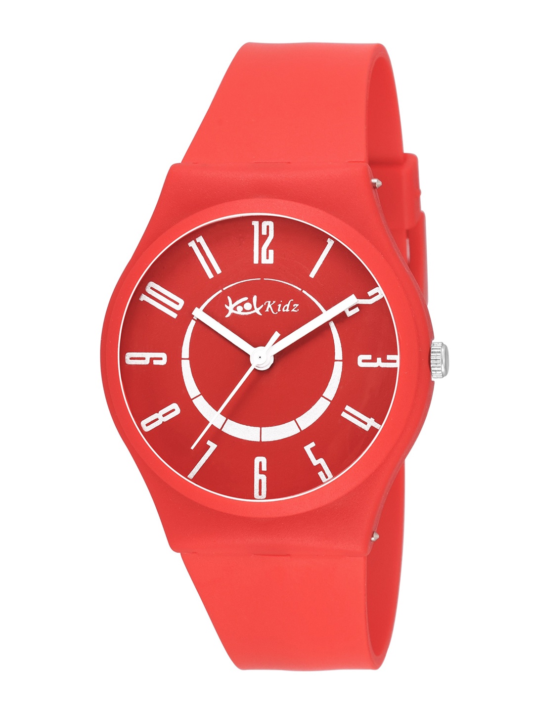 

Kool Kidz Unisex Kids Red Brass Dial & Red Straps Analogue Watch