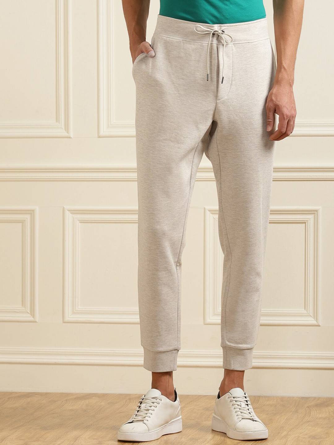 

Polo Ralph Lauren Men Grey Heathered Cotton Track Pants