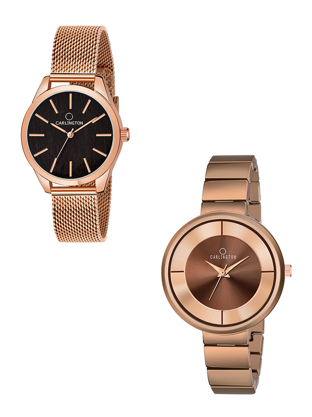 

CARLINGTON Women Pack of 2 Analogue Watch, Multi