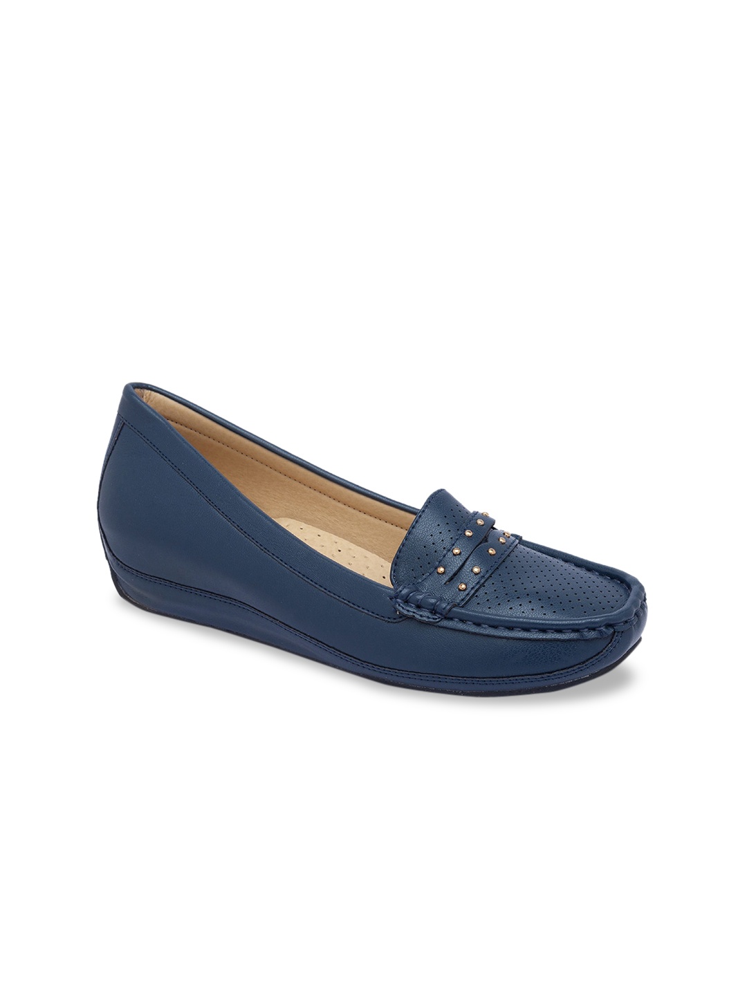

CERIZ Women Navy Blue Loafers