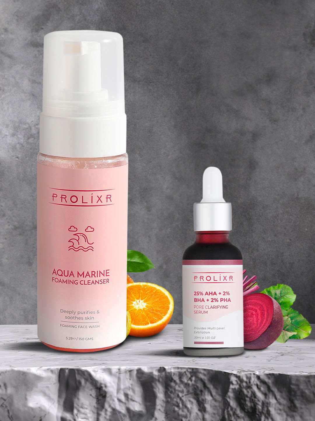 

PROLIXR Reverse Pigmentation Bundle to Removes Pigmentation & Exfoliates the Skin-180 ml, Pink