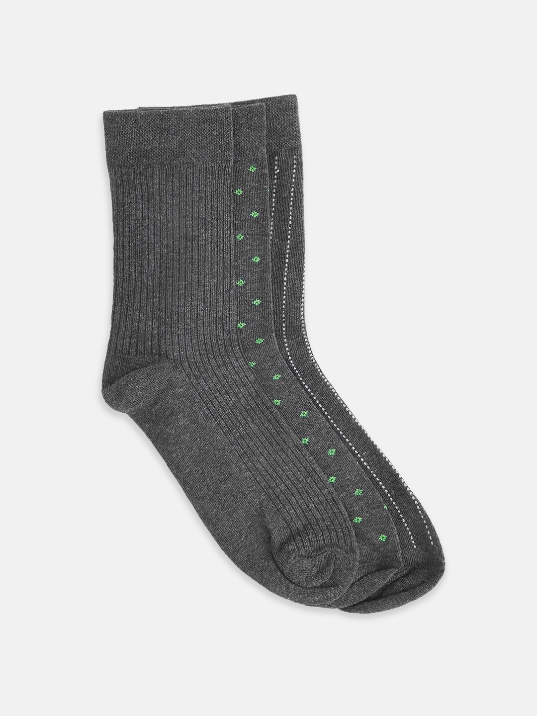 

RICHARD PARKER by Pantaloons Men Assorted Pack of 3 Solid Calf Length Socks