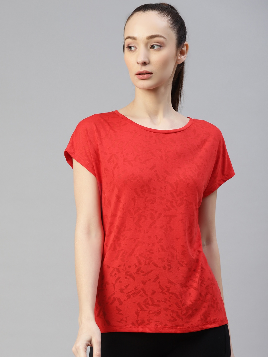 

Marks & Spencer Red Print Top