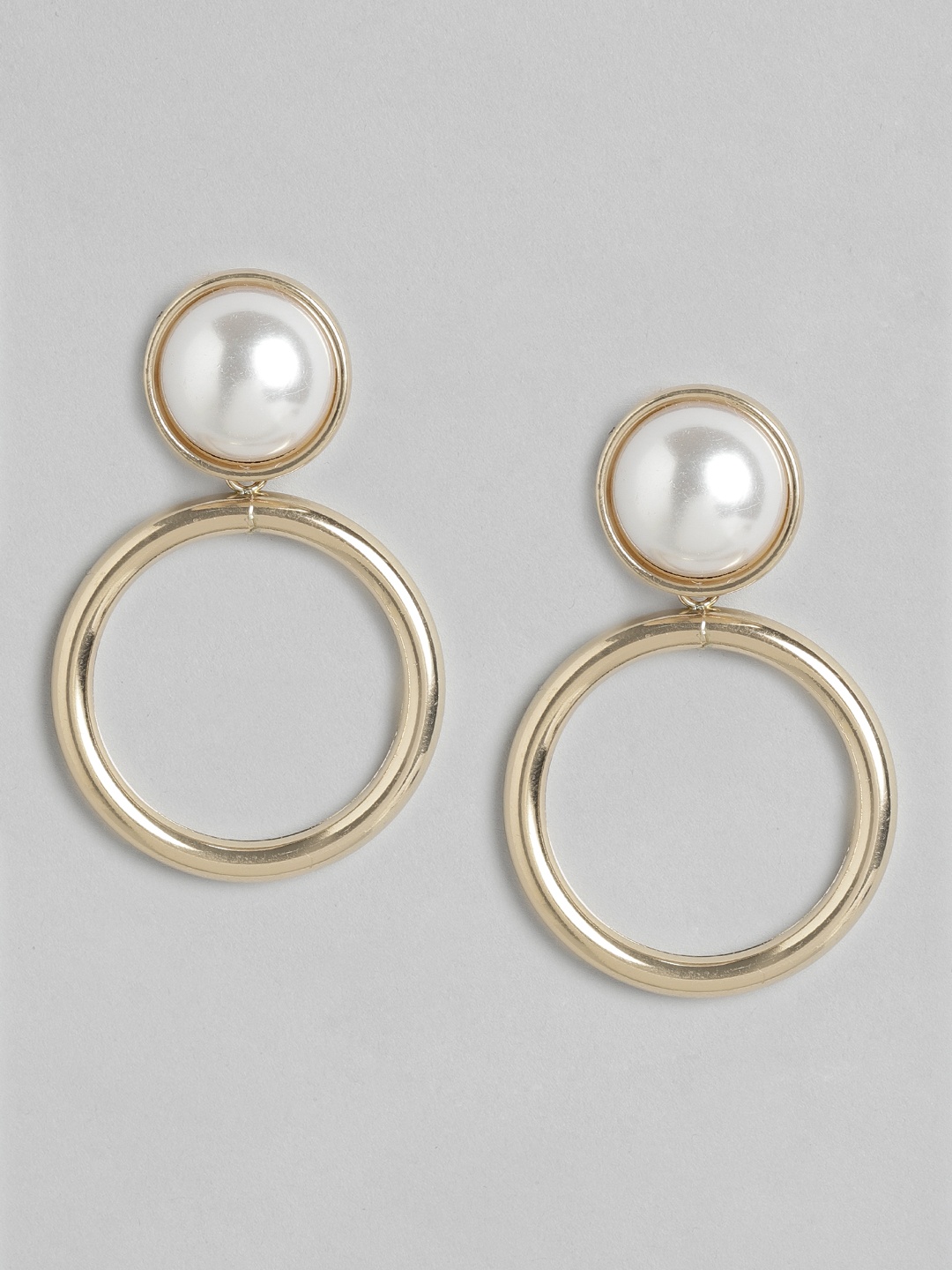 

Forever New Gold-Plated Geometric Drop Earrings