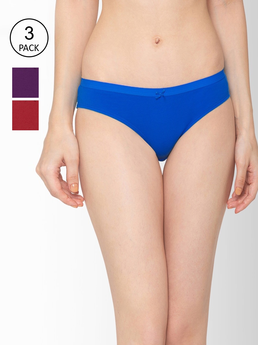 

Candyskin Women Pack of 3 Hipster Briefs, Assorted