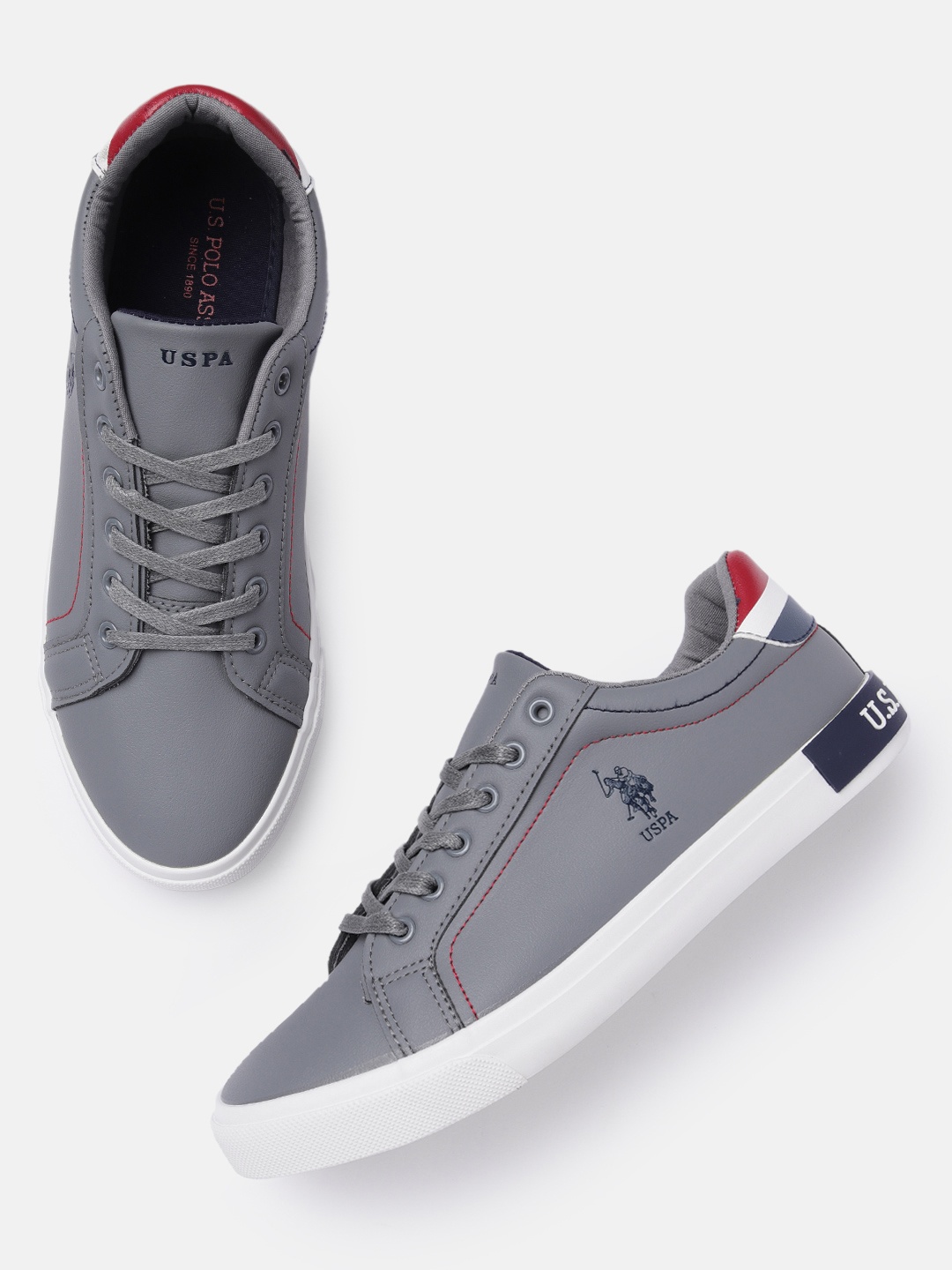

U.S. Polo Assn. Men Grey Rojas Sneakers