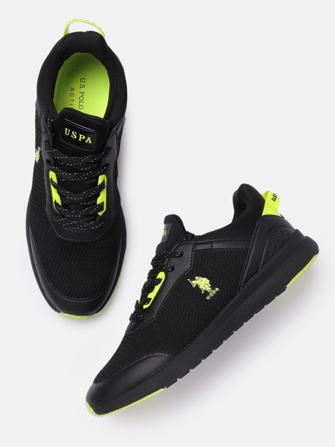 

U.S. Polo Assn. Men Black Wynberg Walking Shoes
