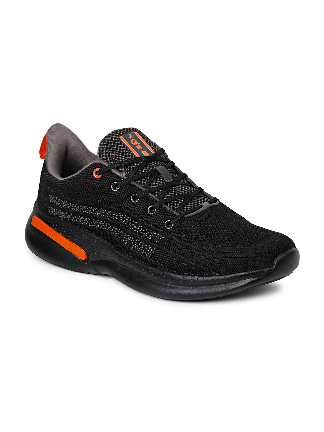 

JQR Men SHOOTER 2 Black Mesh Running Shoes