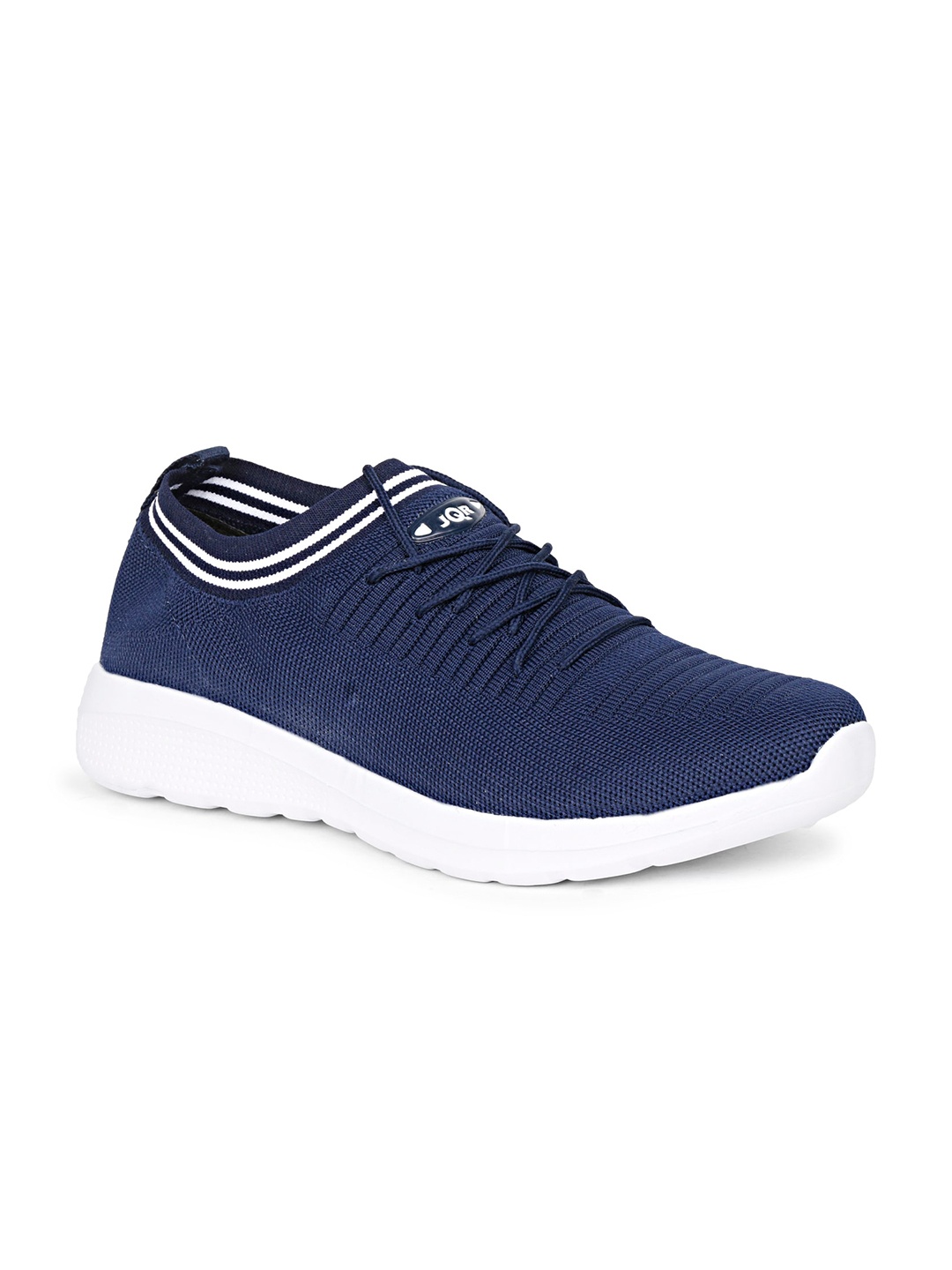 

JQR Men MOJ 401 Navy Blue White Mesh Running Shoes