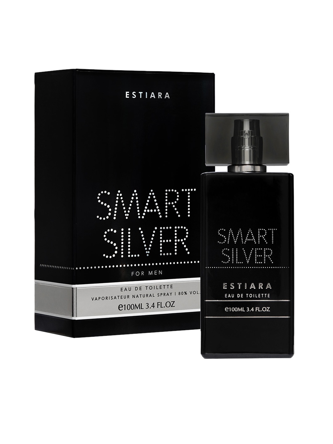 

ESTIARA Men Smart Silver Eau De Toilette 100 Ml, Multi